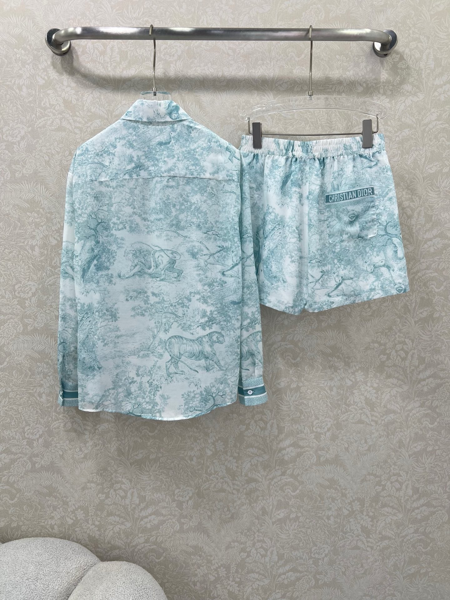 DIOR SET LONG-SLEEVE SHIRT AND SHORTS 269954