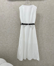PRADA LONG DRESS WITH ELASTIC WAISTBAND 275252
