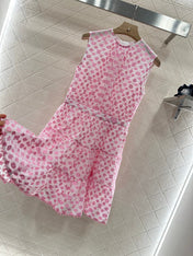 LV 25S SLEEVELESS JACQUARD DRESS 265595