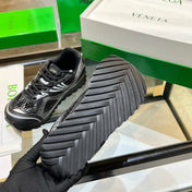 BOTTEGA VENETA 26S ORBIT SNEAKERS IN BLACK TECHNICAL MESH