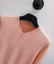 MIUMIU 26S V-NECK KNIT SWEATER 1570