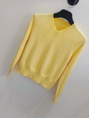 MIUMIU 26S V-NECK KNIT SWEATER 1569