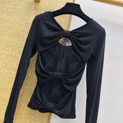 VALENTINO 26S LONG-SLEEVE LACE T-SHIRT STYLE 26