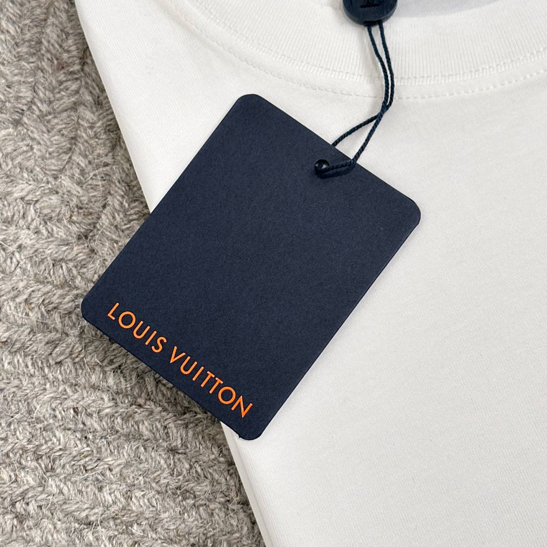 LV WHITE COTTON T-SHIRT 238911