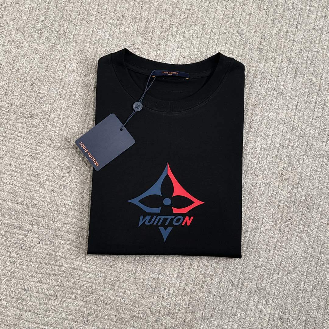 LV BLACK COTTON T-SHIRT 238909