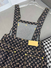 LV NEW DENIM OVERALL DRESS 269064