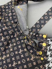 LV NEW DENIM OVERALL DRESS 269064