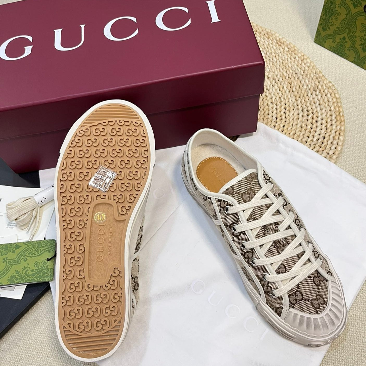 GG Sneaker Julio Canvas  Sneakers Beige Caro