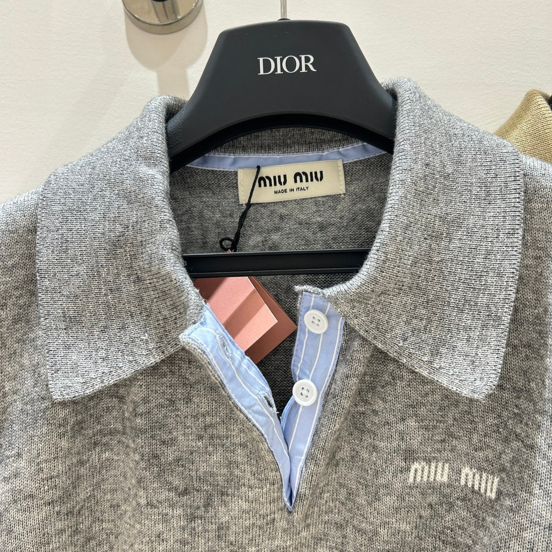 MIUMIU 26S POLO SWEATER 1553