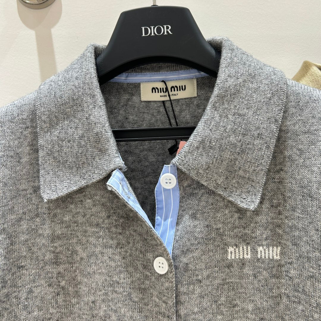 MIUMIU 26S POLO CARDIGAN 1551