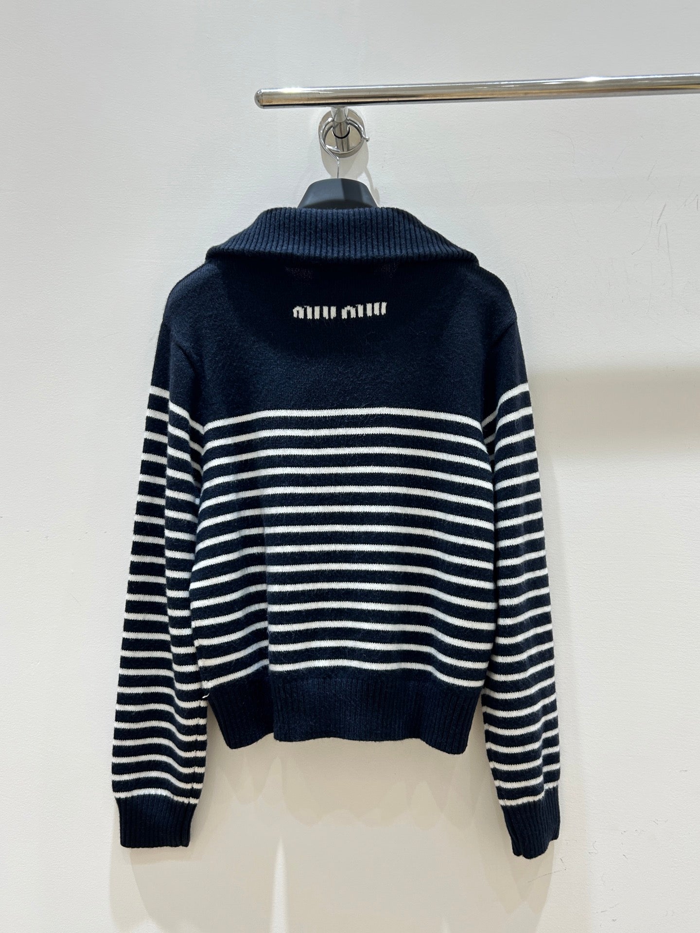 MIUMIU 26S HALF-ZIP SWEATER 1598