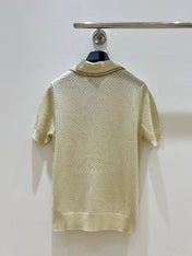 MIUMIU 26S SHORT-SLEEVE POLO SHIRT 1550