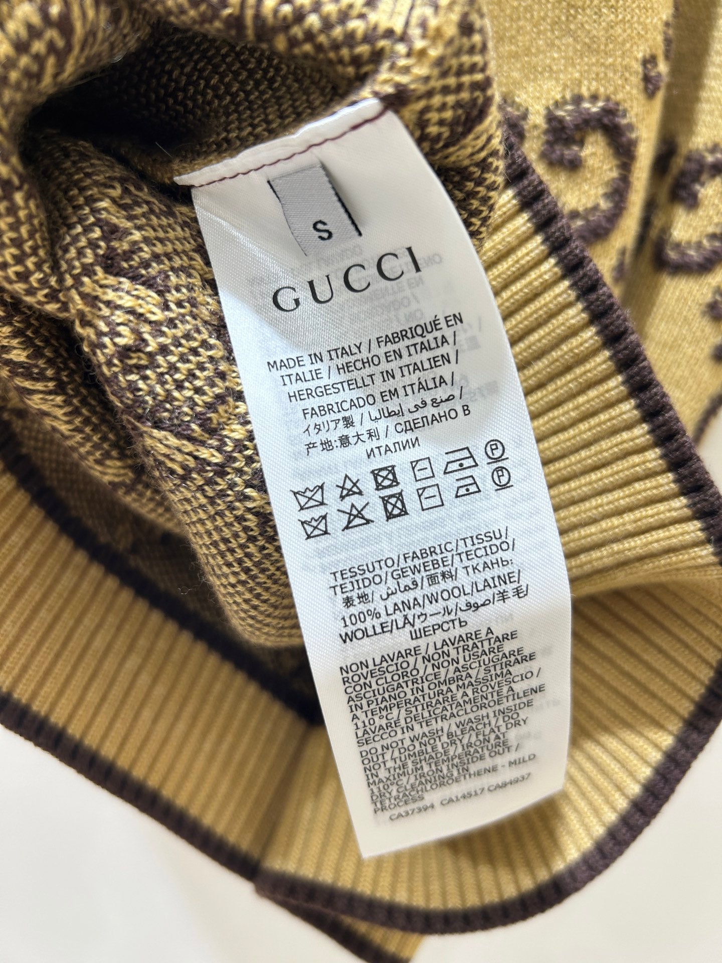 GUCCI 26S SHORT-SLEEVE KNIT TOP 549