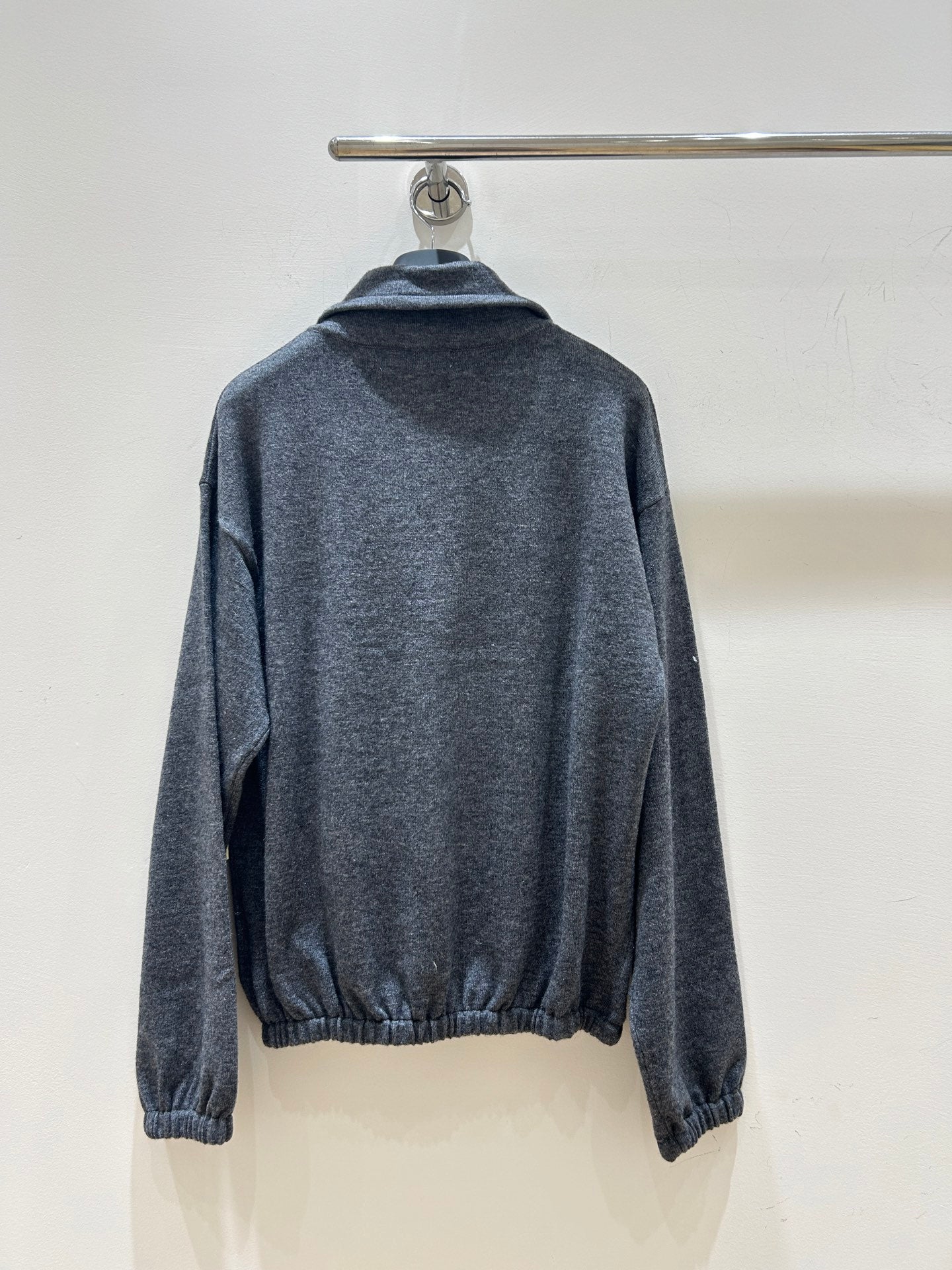 MIUMIU 26S HALF-ZIP SWEATSHIRT 1473