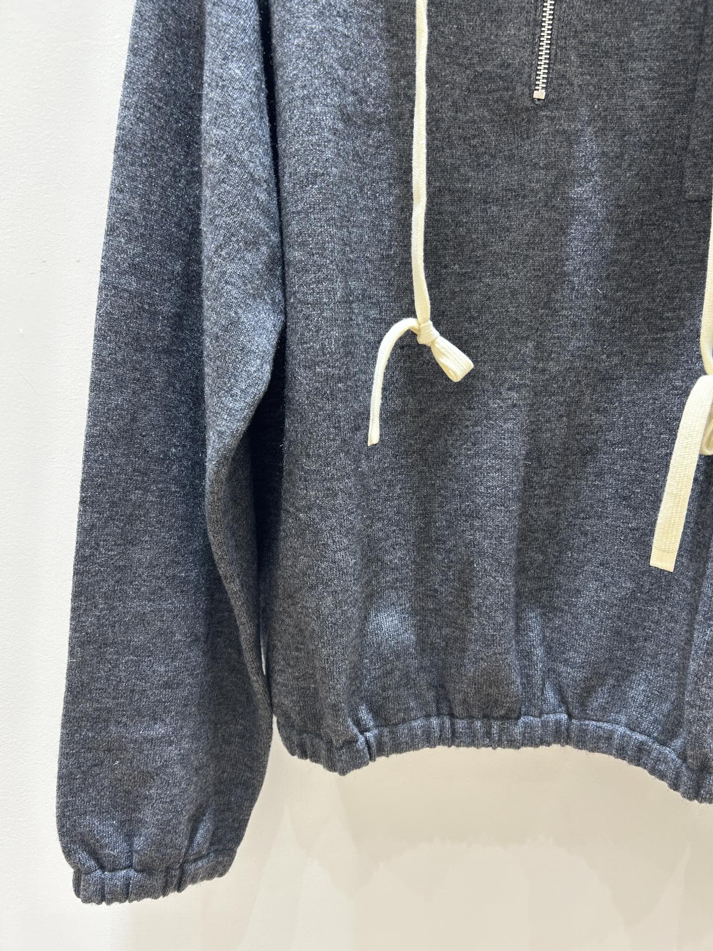 MIUMIU 26S HALF-ZIP SWEATSHIRT 1473
