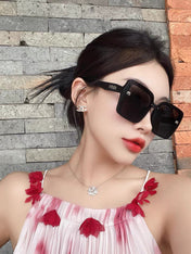 RUNWAY SQUARE SUNGLASSES 563199 IN ACETATE