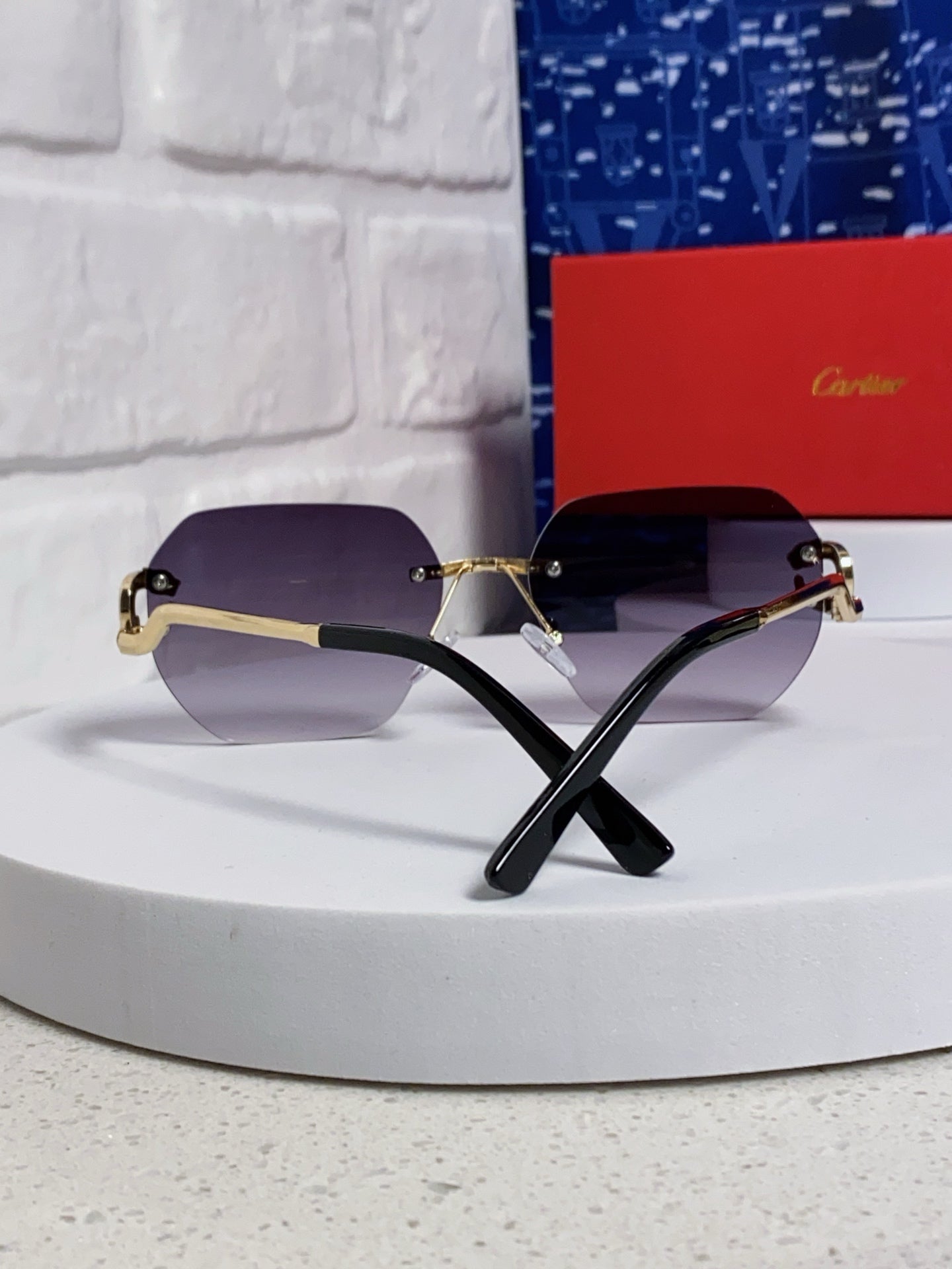 CARTIER 26S SQUARE OVERSIZE FRAME IN METAL 443236