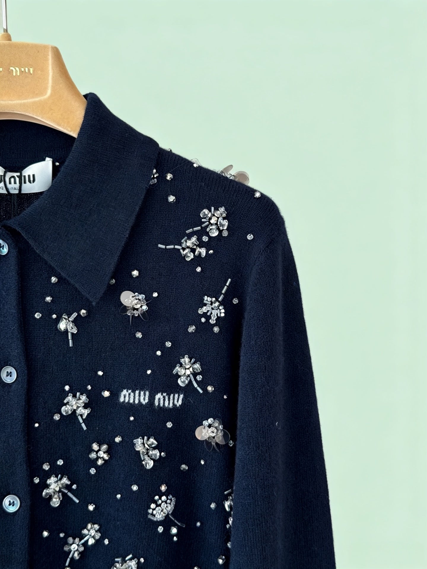 MIUMIU 26S POLO CARDIGAN 1560