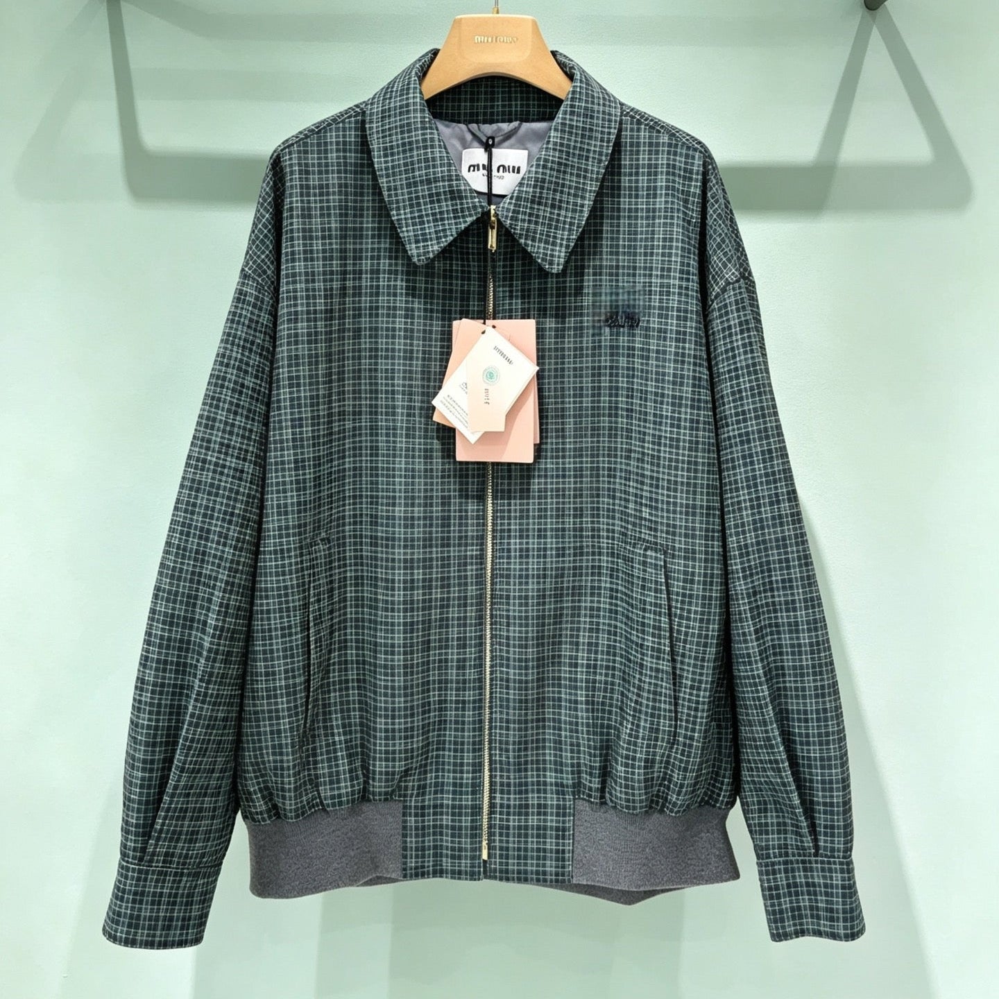 MIUMIU 26S PLAID JACKET 1559