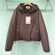 MIUMIU 26S HOODED PUFFER JACKET 1558