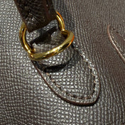 KELLY 25CM IN EBENE EPSOM CALFSKIN GOLD HARDWARE