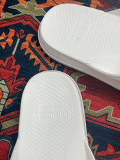 GG WEB SLIDE SANDAL WHITE RUBBER
