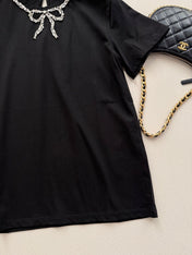 VALENTINO 26S BOW DETAIL T-SHIRT 211