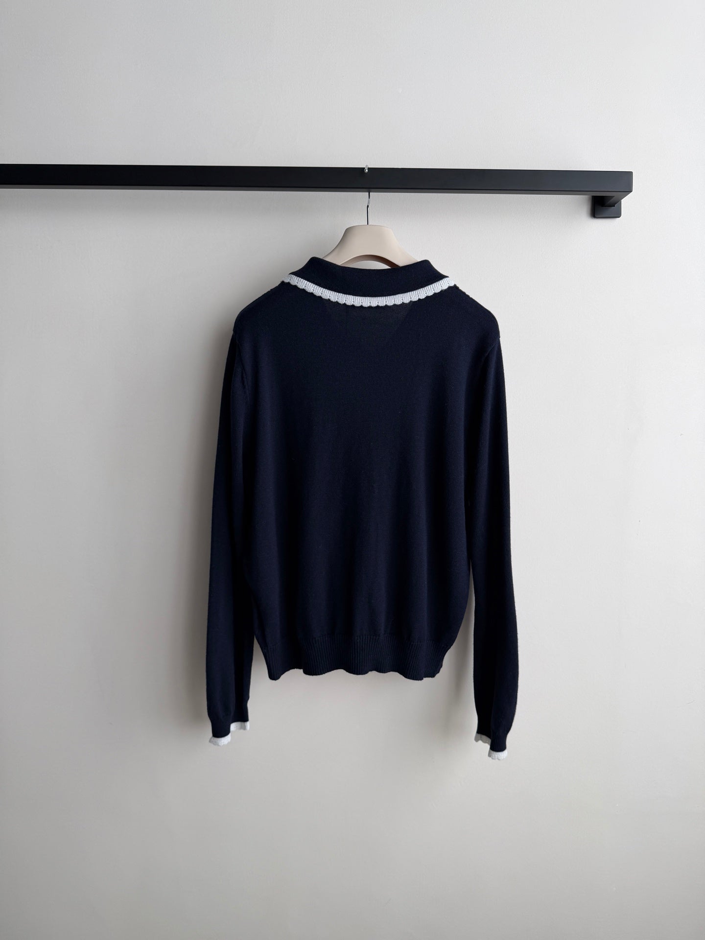 MIUMIU 26S ZIP-UP KNIT CARDIGAN 1593