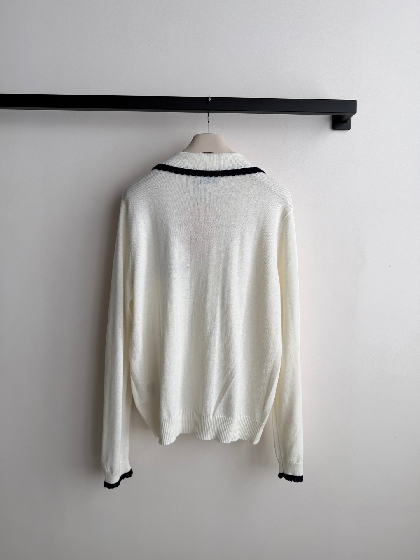 MIUMIU 26S ZIP-UP KNIT CARDIGAN 1592