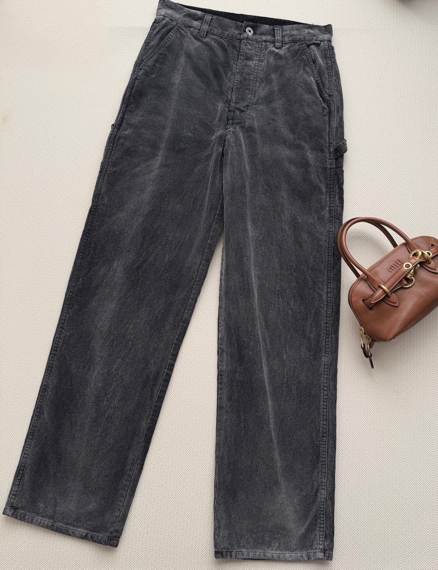 MIUMIU 26S CORDUROY CARGO PANTS 1499
