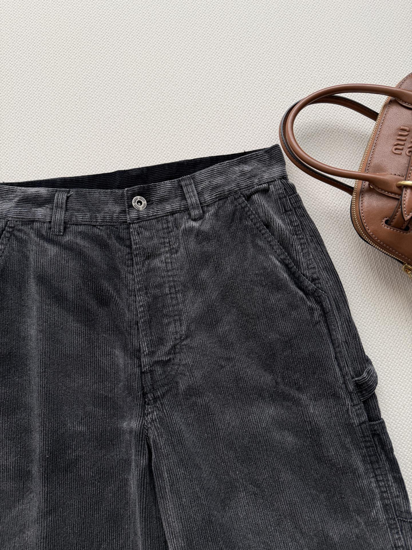 MIUMIU 26S CORDUROY CARGO PANTS 1499