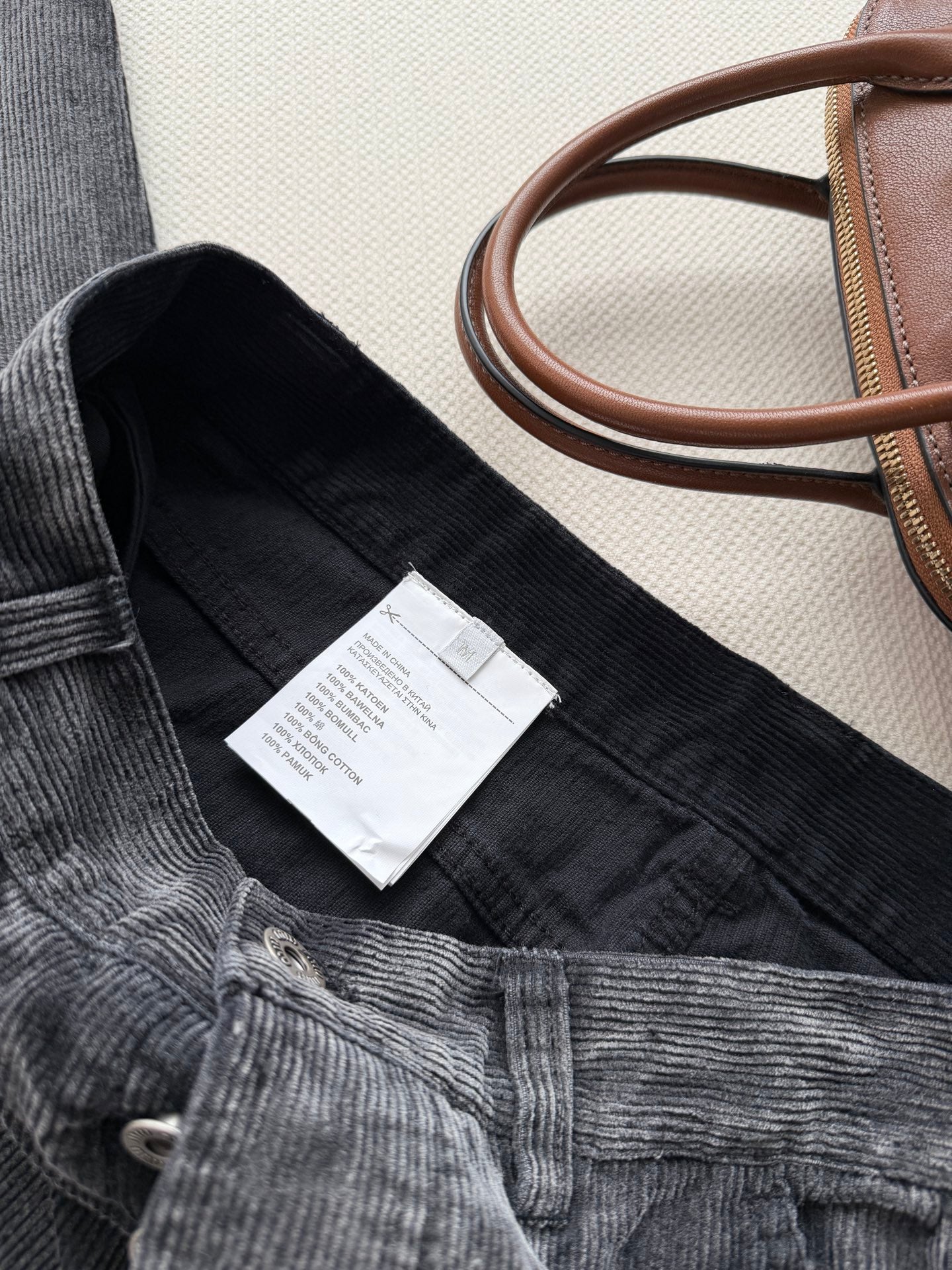 MIUMIU 26S CORDUROY CARGO PANTS 1499