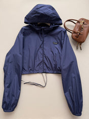 MIUMIU 26S CROPPED WINDBREAKER 1517