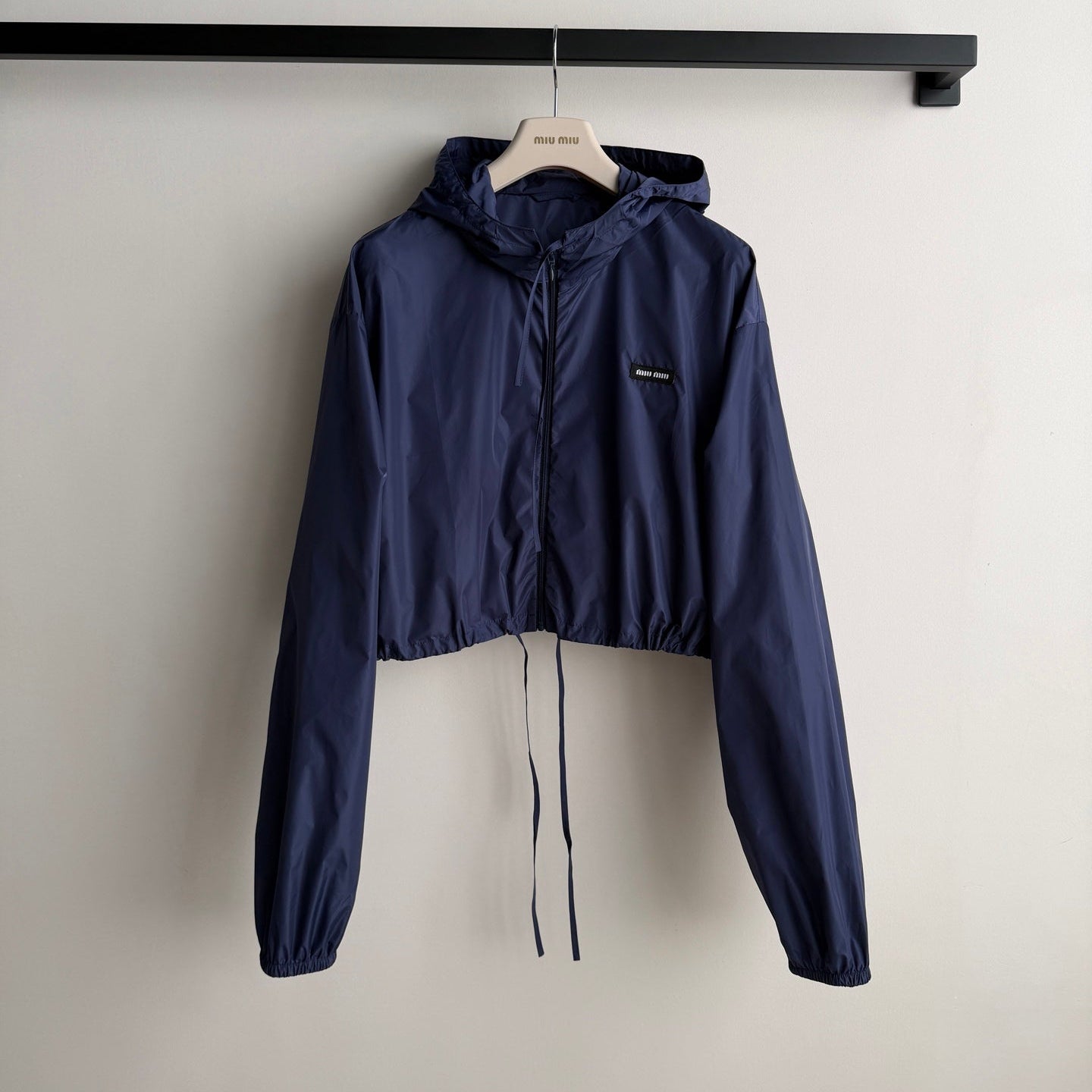 MIUMIU 26S CROPPED WINDBREAKER 1517