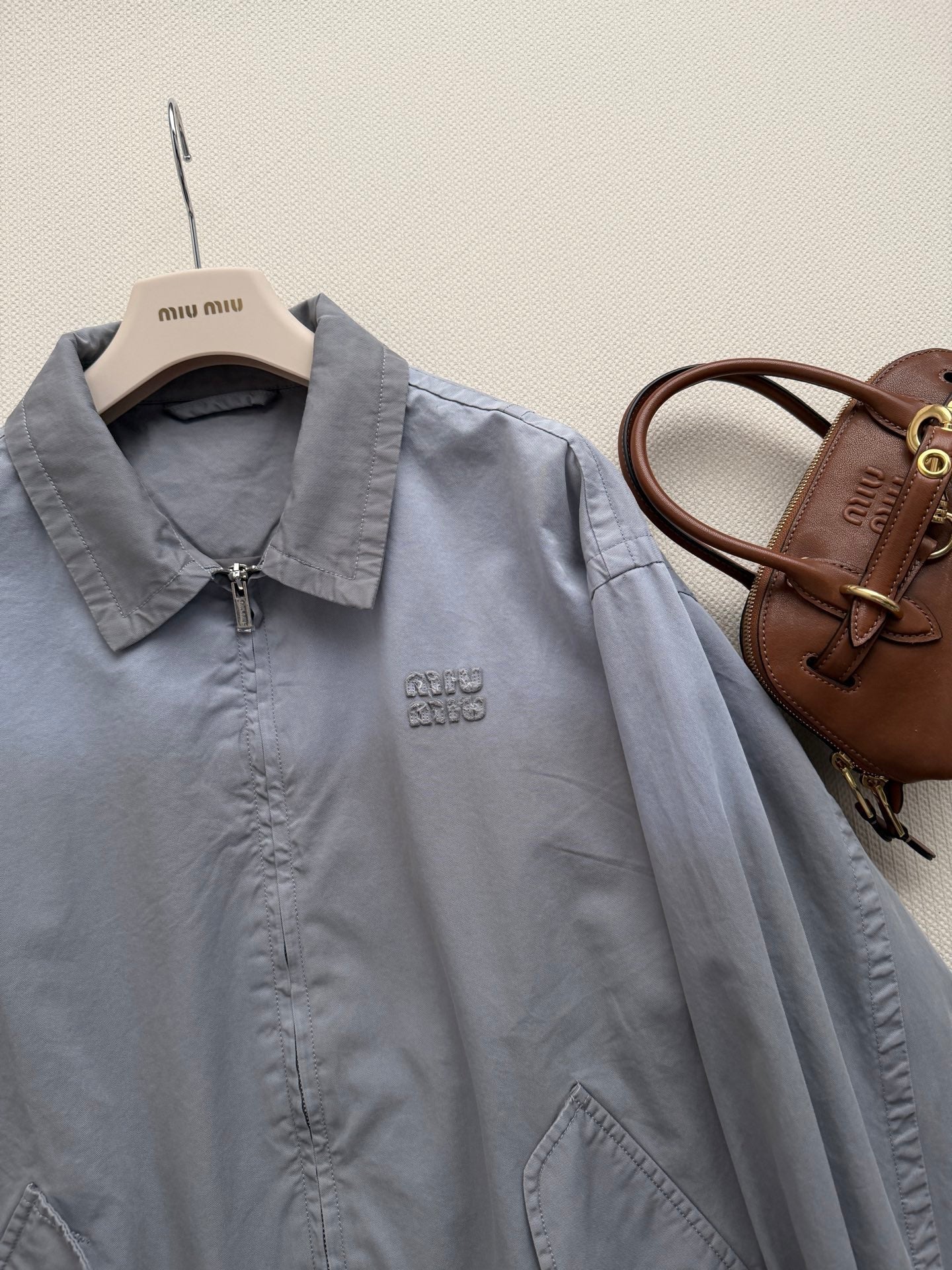 MIUMIU 26S TURN-DOWN COLLAR JACKET 1500