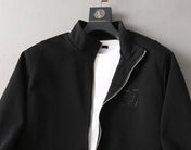 LV BLACK JACKET EMBROIDERED LOGO 239045