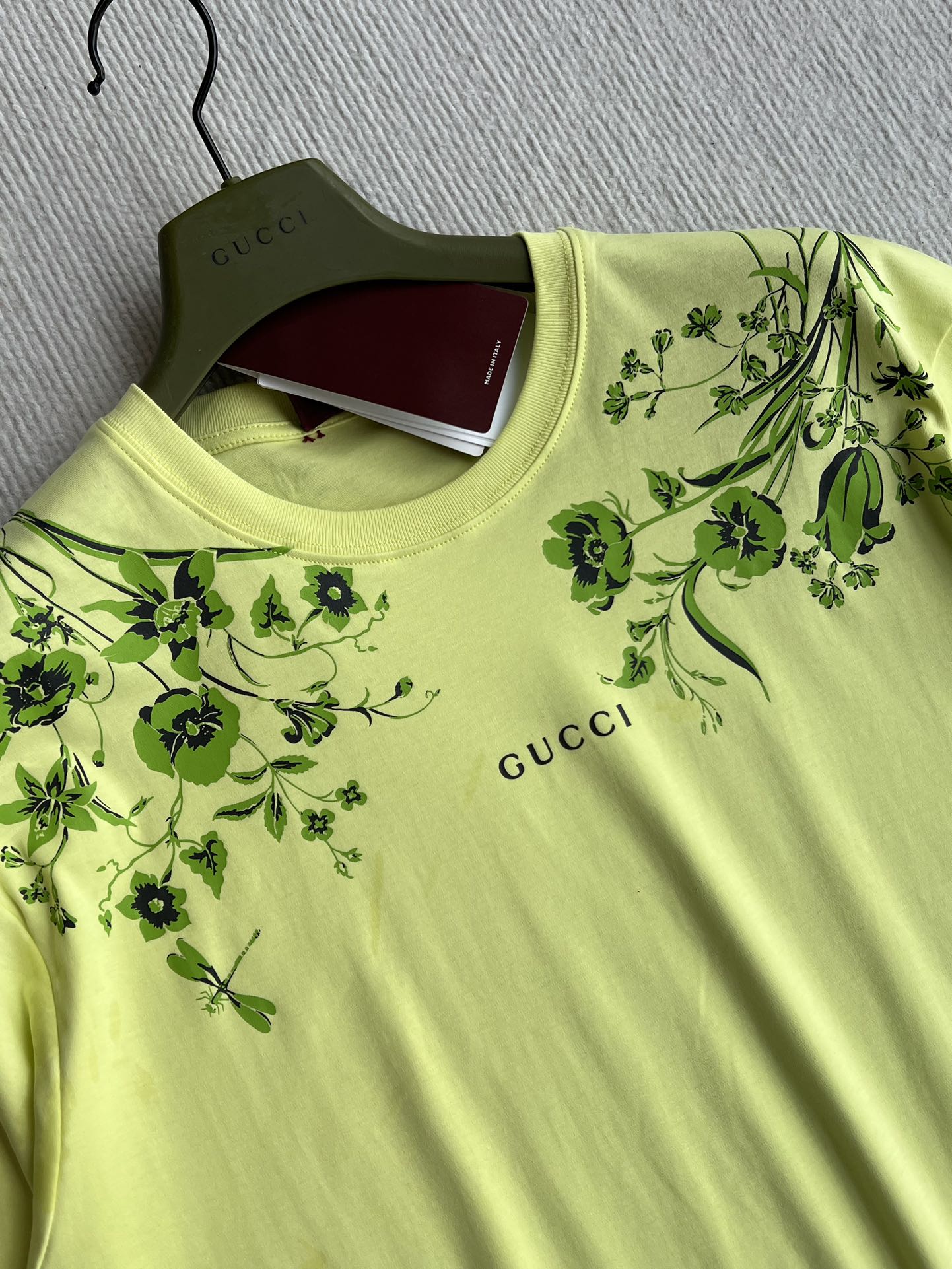 GUCCI SHORT SLEEVE LOGO PRINTED T-SHIRT 275722