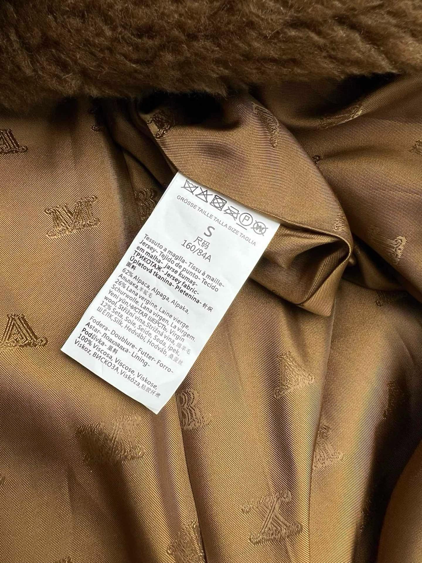 MAXMARA 25S LONG TEDDY COAT STYLE 259
