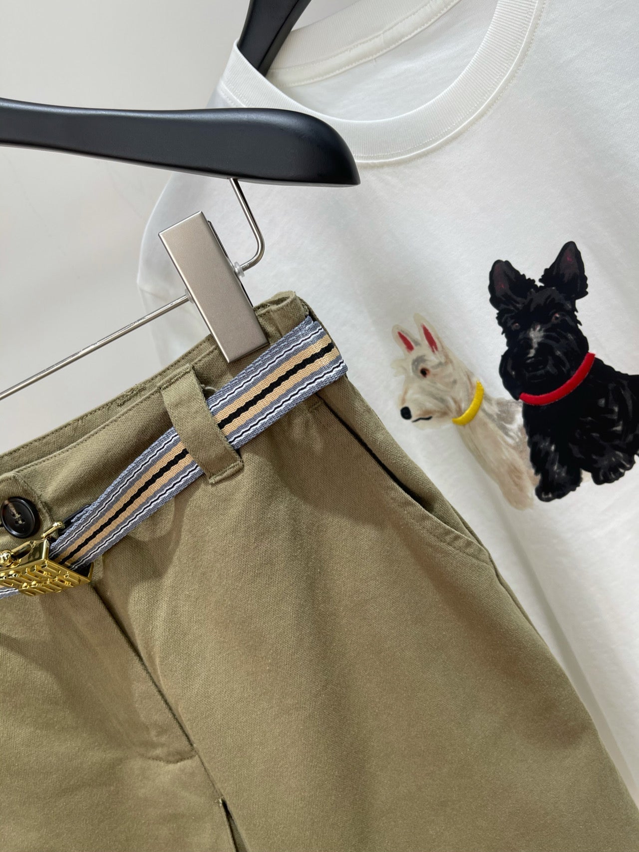 MIUMIU SPLIT HEM CROPPED PANTS 269932