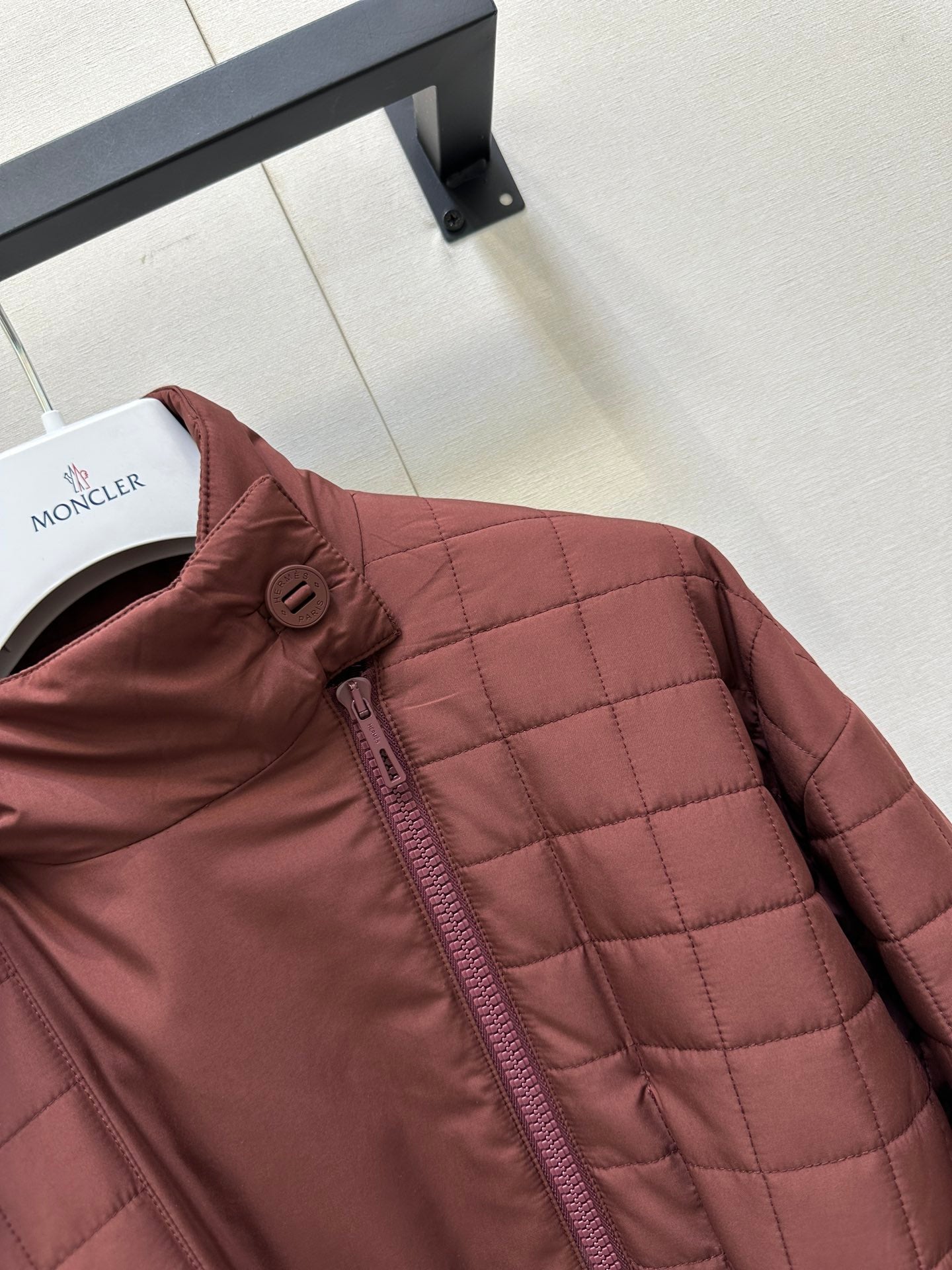 HERMES 25S LONG ZIP-UP COAT 300