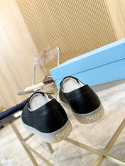 PRA LACE-UP SHOES BLACK CALFSKIN