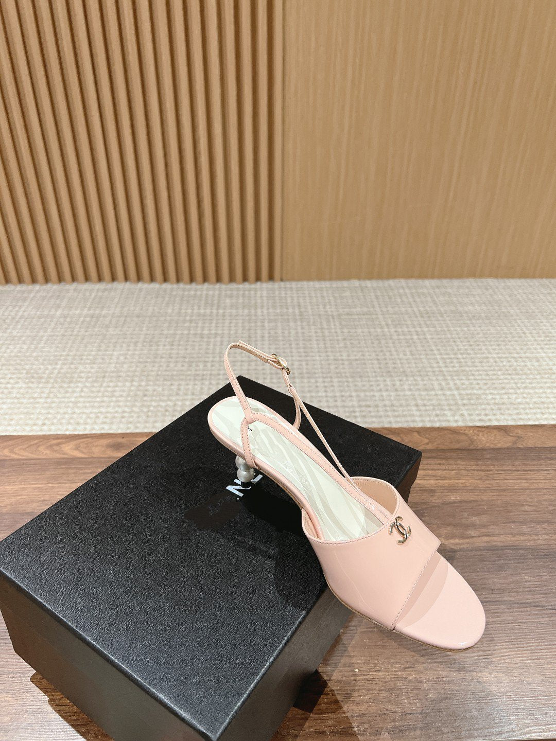 high heel 70 sandals pink white patent calfskin