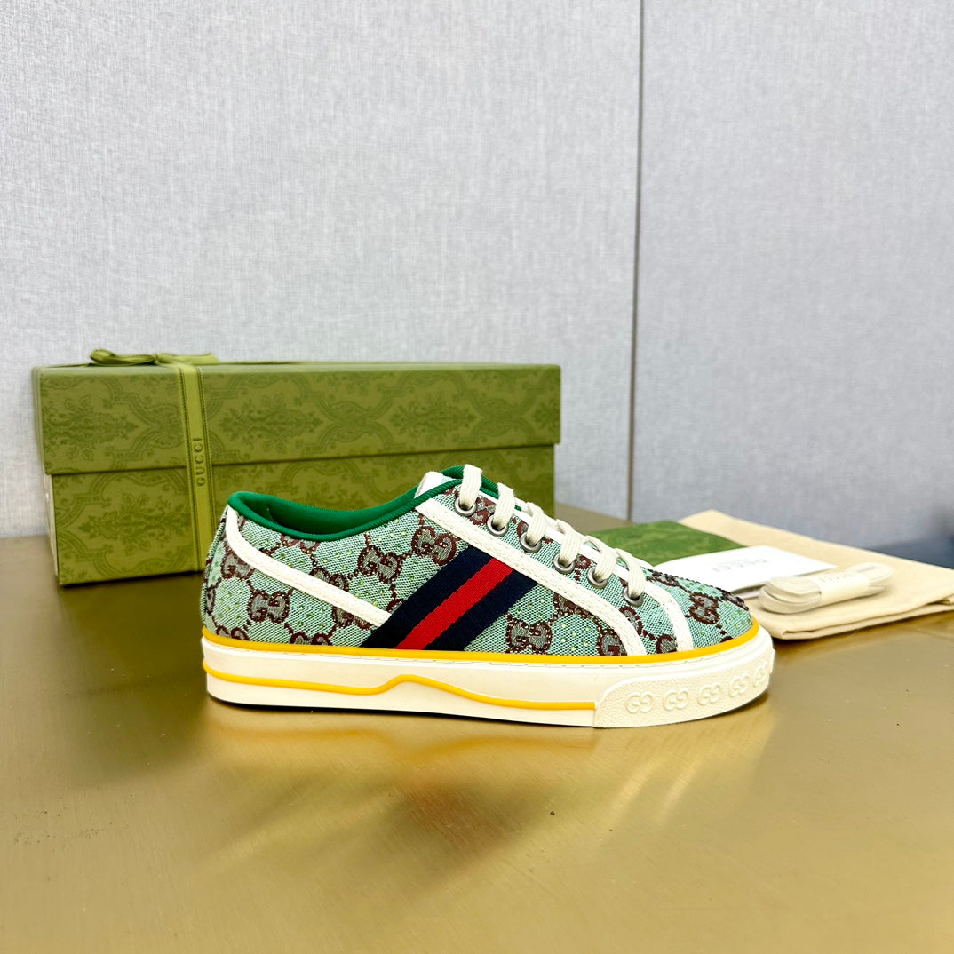 GG TENNIS 1977 TRAINER FERN CANVAS