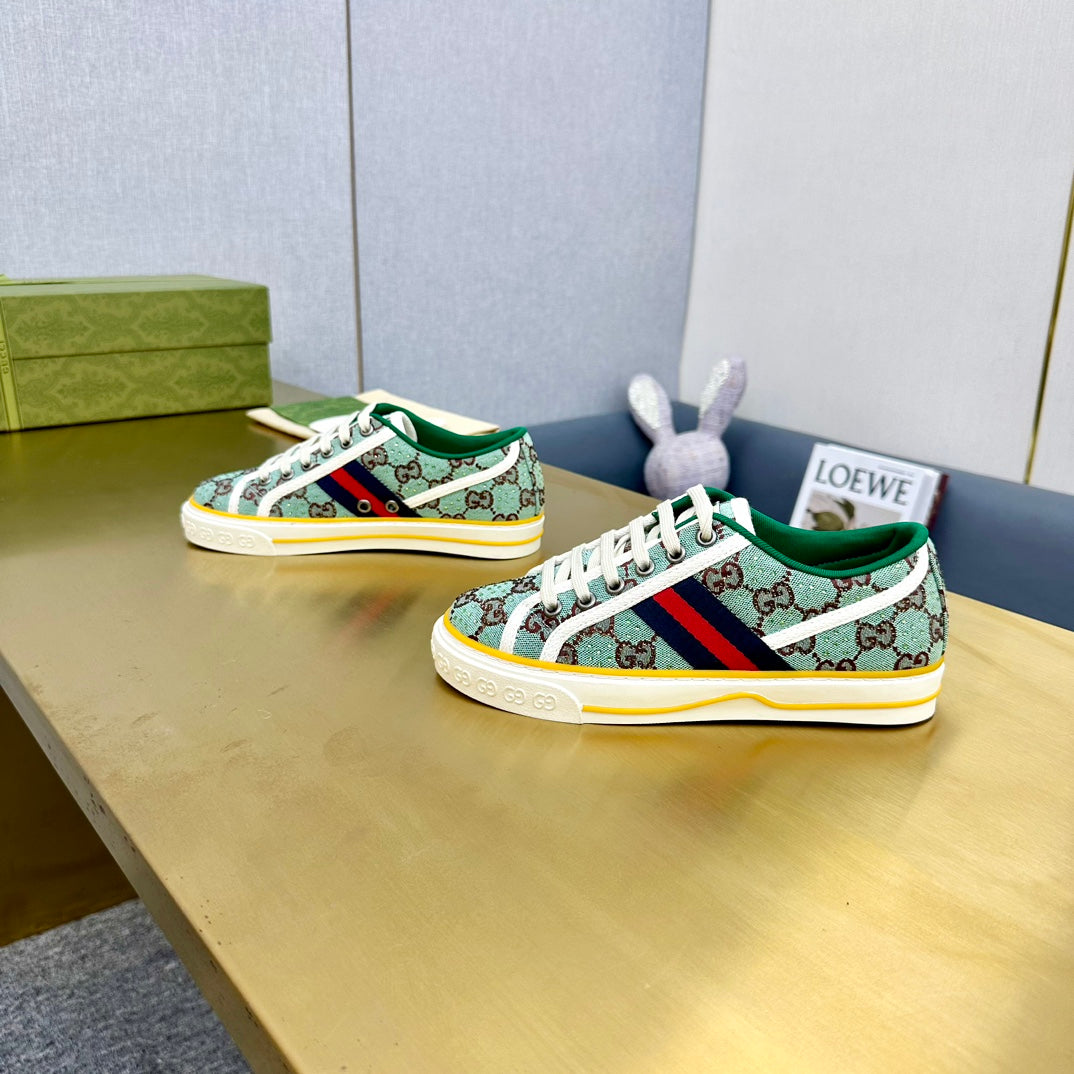 GG TENNIS 1977 TRAINER FERN CANVAS