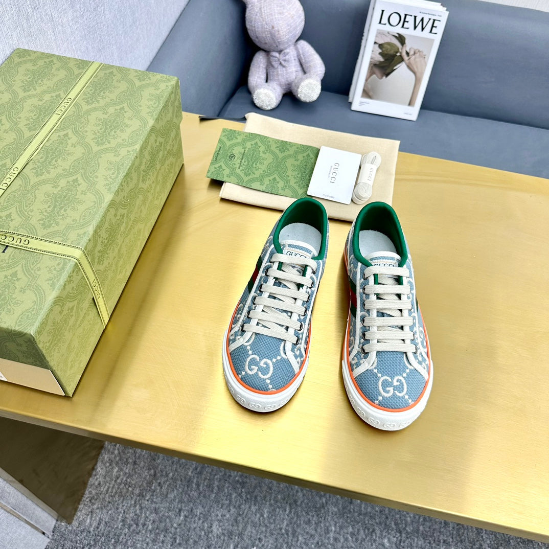 GG TENNIS 1977 TRAINER BLUE CANVAS
