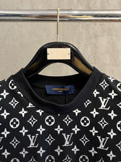 LV T-SHIRT IN BLACK MONOGRAM COTTON 238858