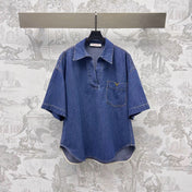 VALENTIN 25S DENIM SHIRT AND SHORTS SET 264676