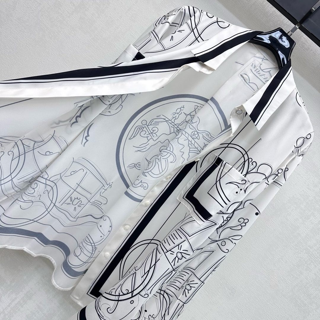 HERMES 26S LONG SLEEVE SHIRT 582