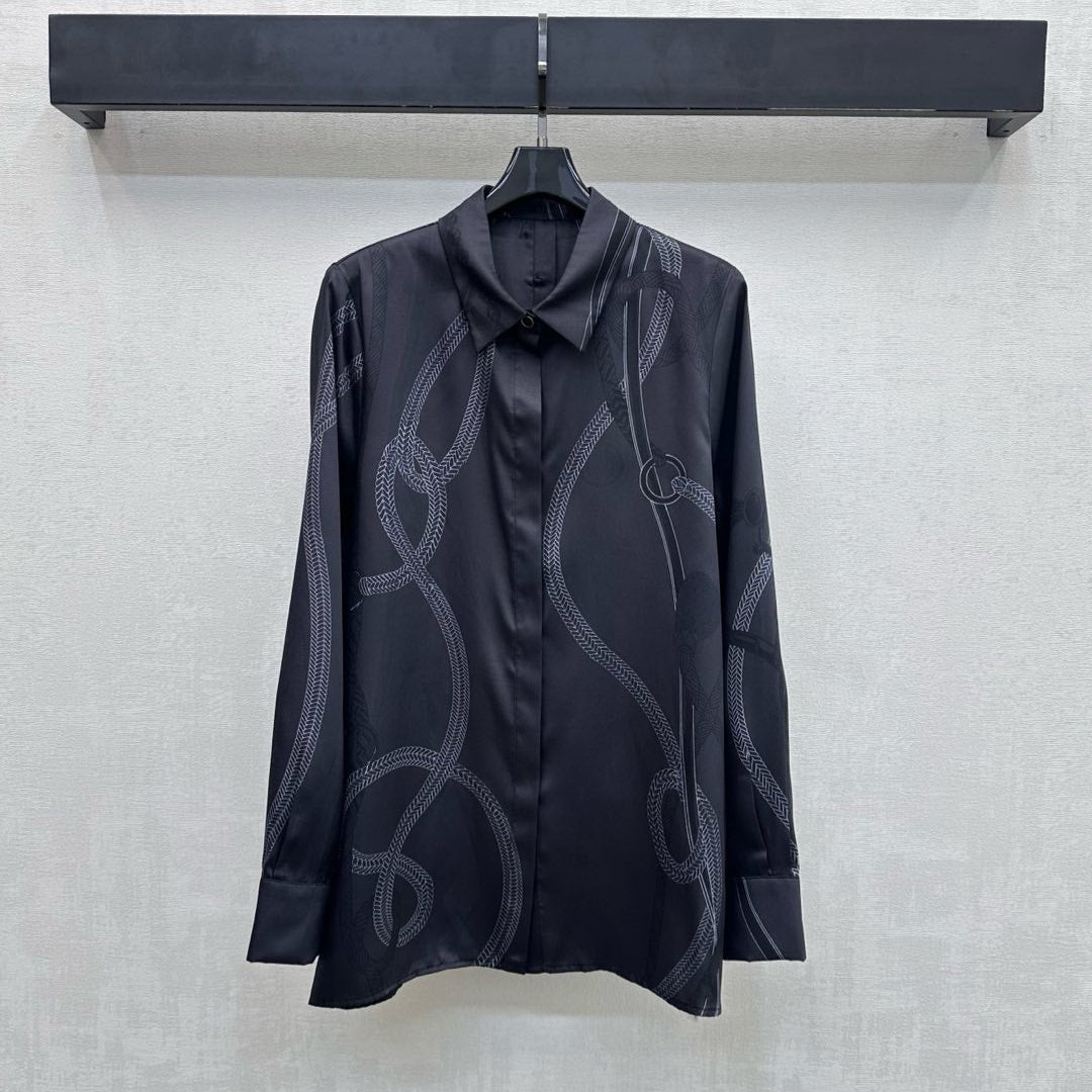 HERMES 26S SILK SHIRT 580