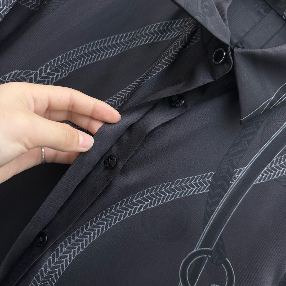 HERMES 26S SILK SHIRT 580